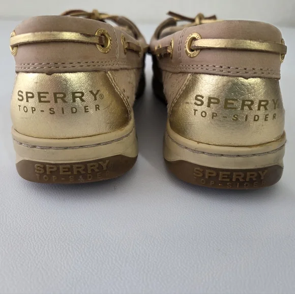 Sperry Gold Metallic Boat Shoes - Top-Sider - Picture 9 of 11